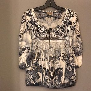 One World 3/4 sleeve top